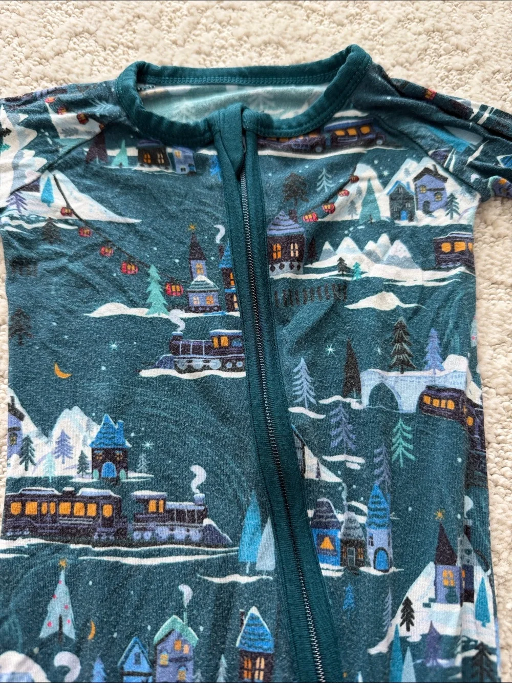 Little Sleepies Polar Express Zippy